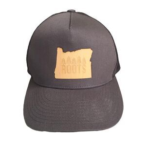 The Classics Yuupong Oregon‎ Roots PNW Trucker Hat Cap Snapback Black Fishing